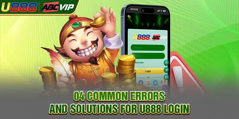 04 common errors and solutions for U888 login