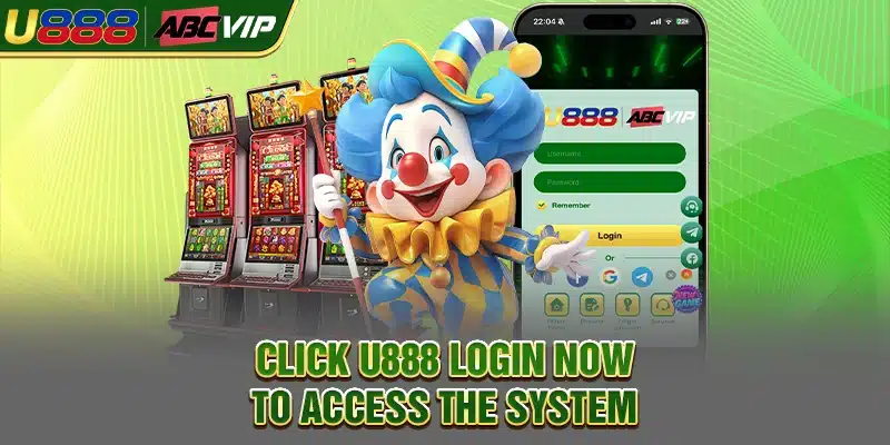 Click U888 login now to access the system