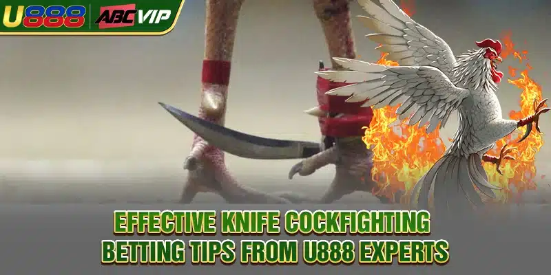 Effective knife cockfighting betting tips from U888 experts