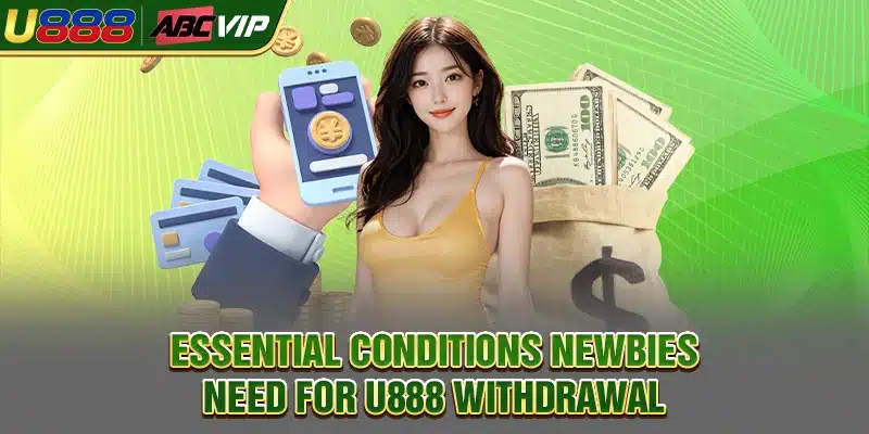 Essential conditions newbies need for U888 withdrawal