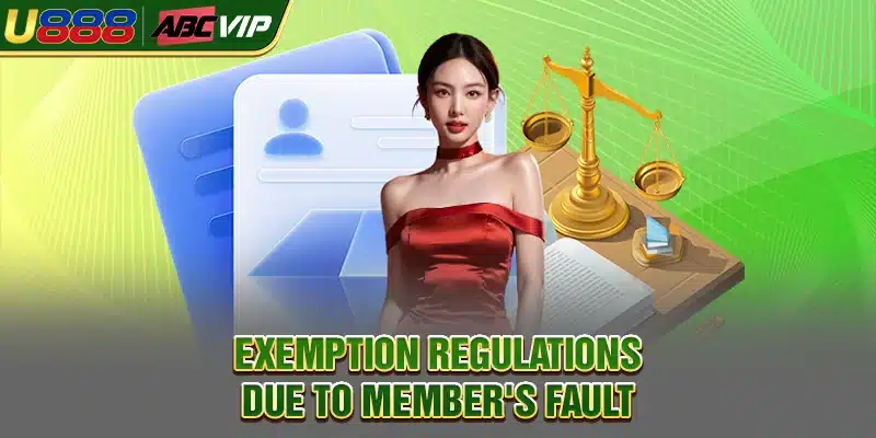 Exemption due to member's fault