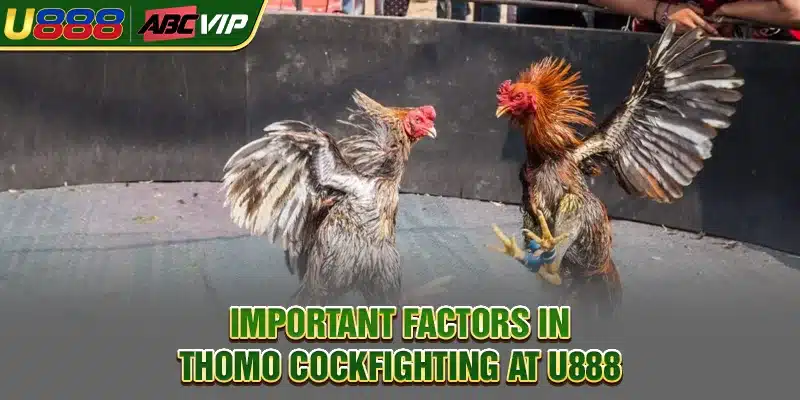 Important factors in Thomo cockfighting at U888