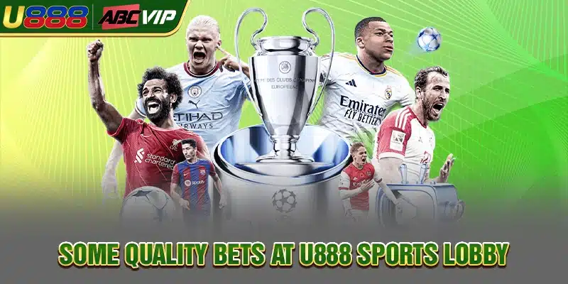 Some quality bets at U888 sports lobby