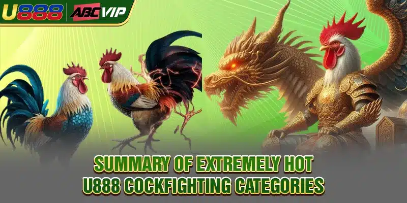 Summary of extremely hot U888 Cockfighting categories