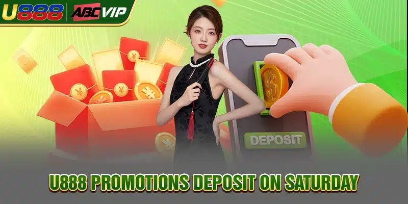 U888 promotions deposit on Saturday